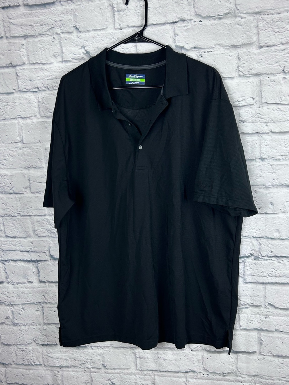 Ben Hogan Performance Polo Shirt Black Short Sleeve Golf Polo Mens 2XL